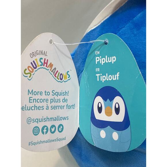 Piplup Squishmallow 12" Pokemon Center Exclusive Plush 2023 - Picture 8 of 10